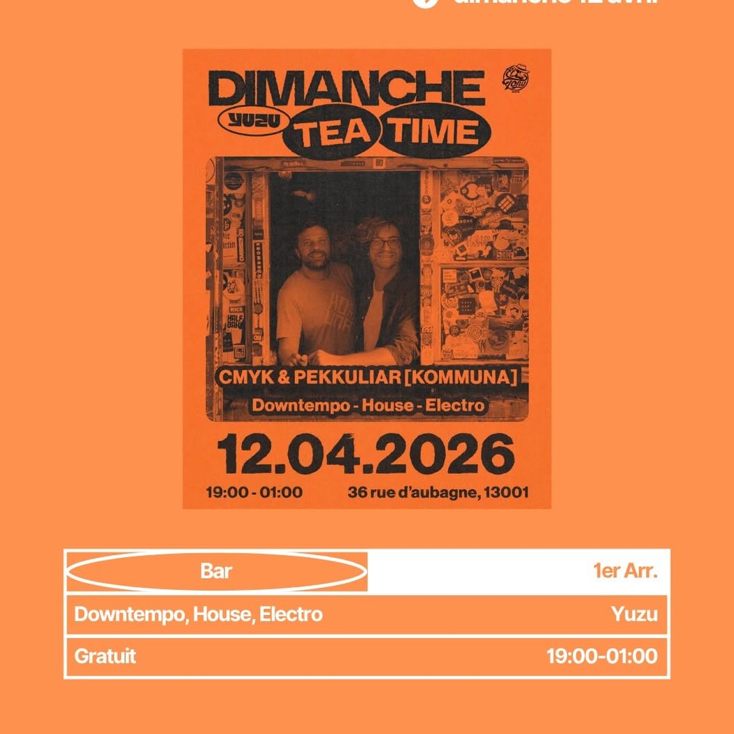 DIMANCHE YUZU TEA TIME 1