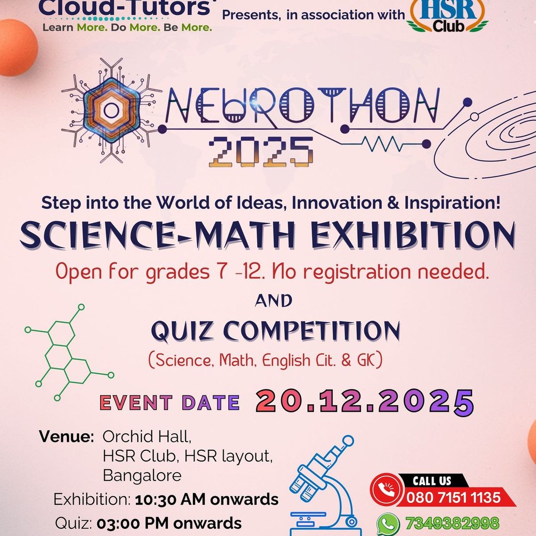 NEUROTHON Science-Math Exhibition & Quiz Competition 1