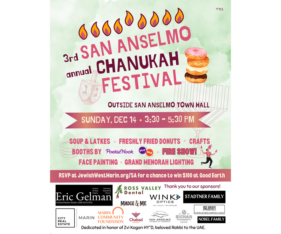 3rd Annual San Anselmo Chanukah Festival 1