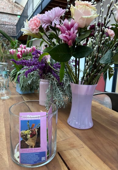 Flower Market Trip and Flower Arrangement Class 3