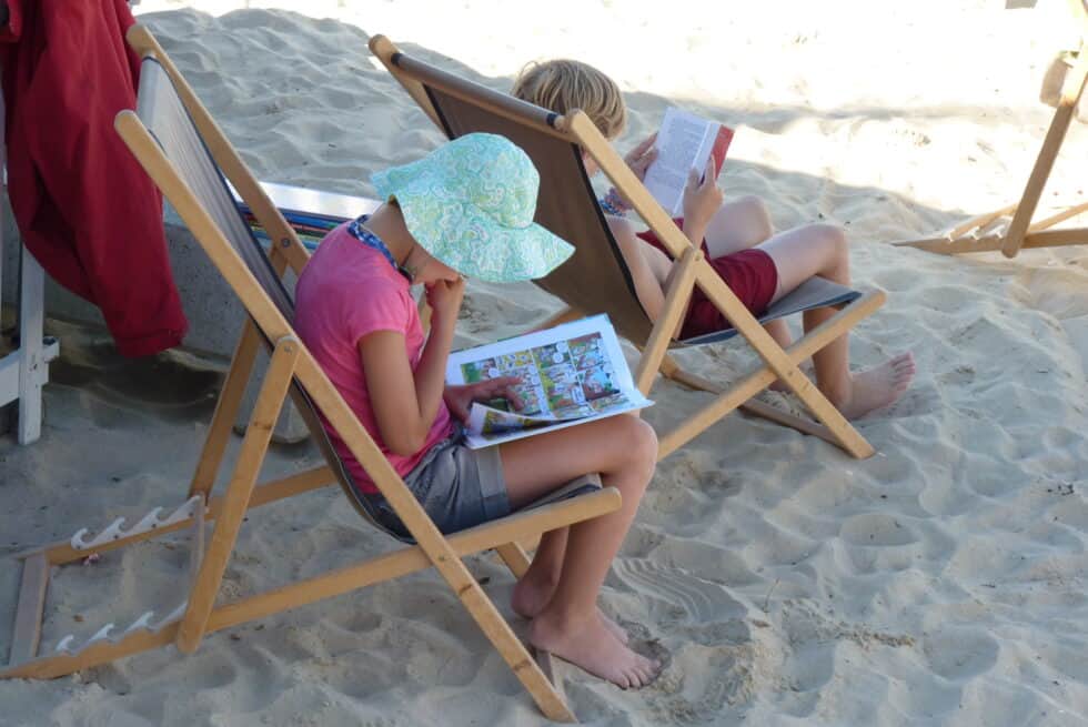 Lecture à Nau Plage 1