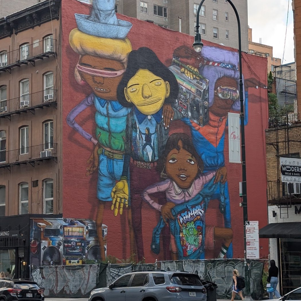 The Twins (Os Gêmeos) Double Mural 2