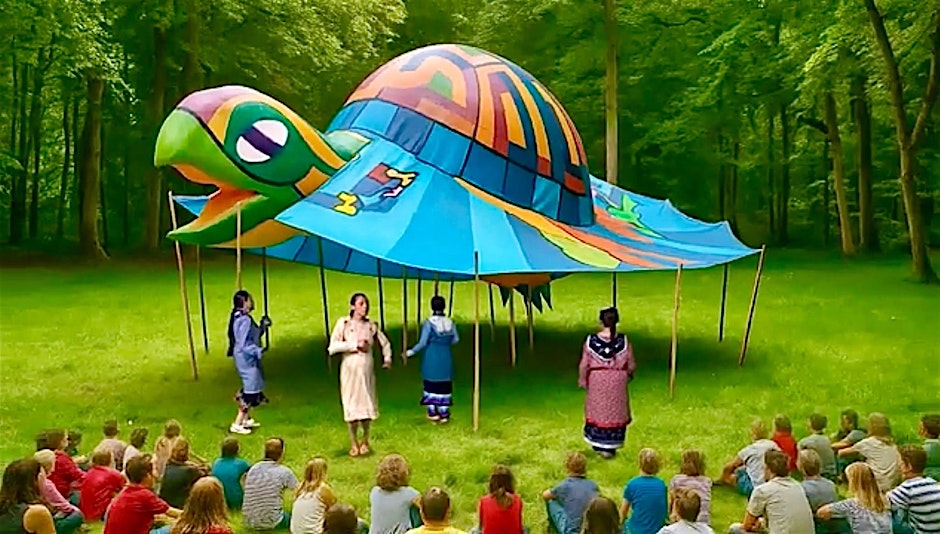 Outdoor Family-Friendly Production of Haudenosaunee Creation Story 1