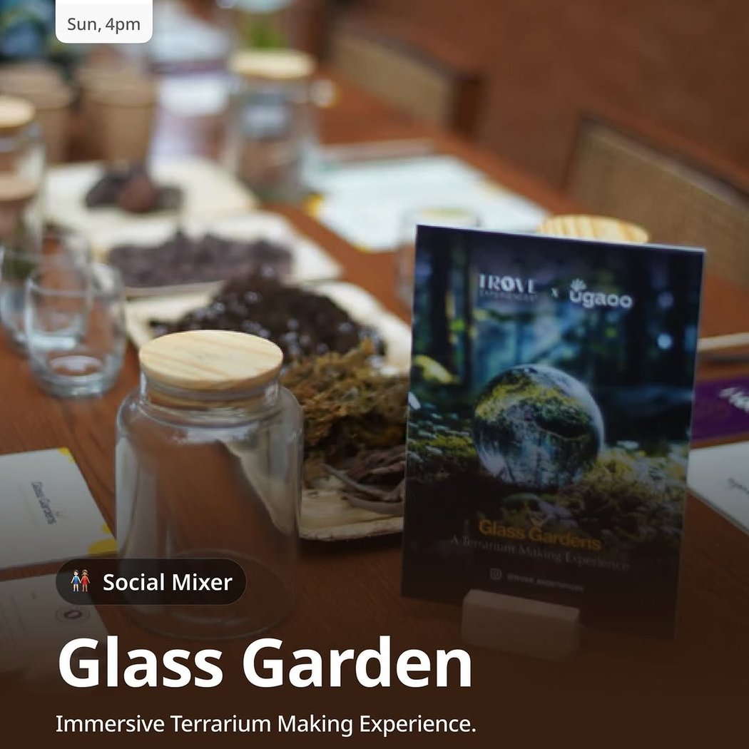 Glass Gardens - A Terrarium Making Experience 1