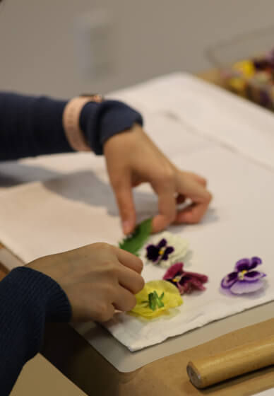 Flower Hammering and Dyeing Class 3
