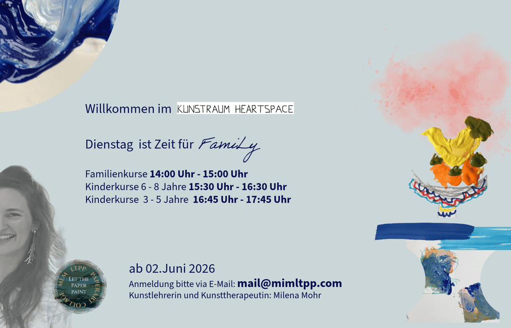 Kostenlose Probestunde Kindermalkurs 3- bis 5-Jährige