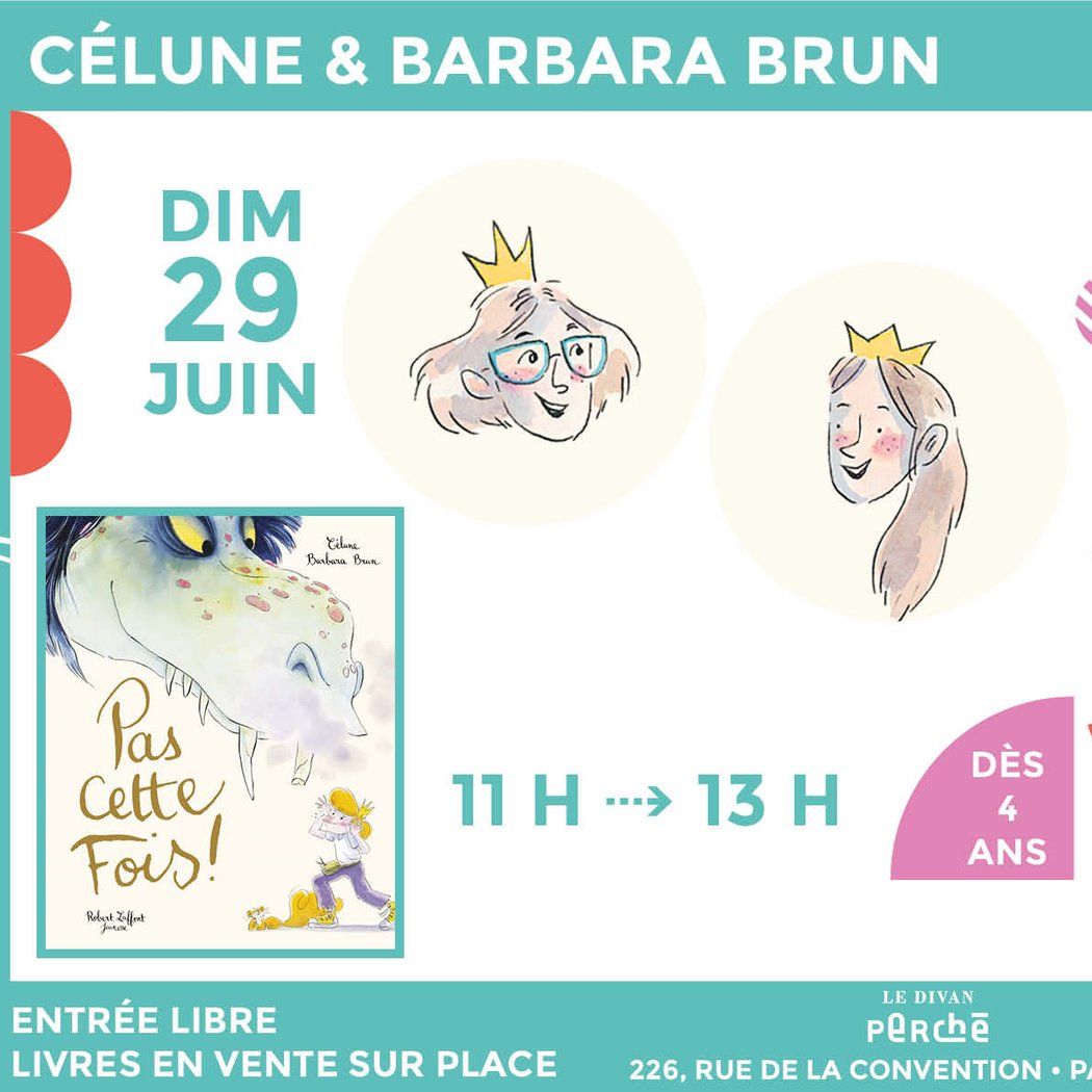 Célune & Barbara Brun présentent leur album « Pas cette fois ! » 1