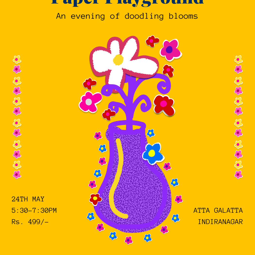 Paper Playground - An Evening of Doodling Blooms 1
