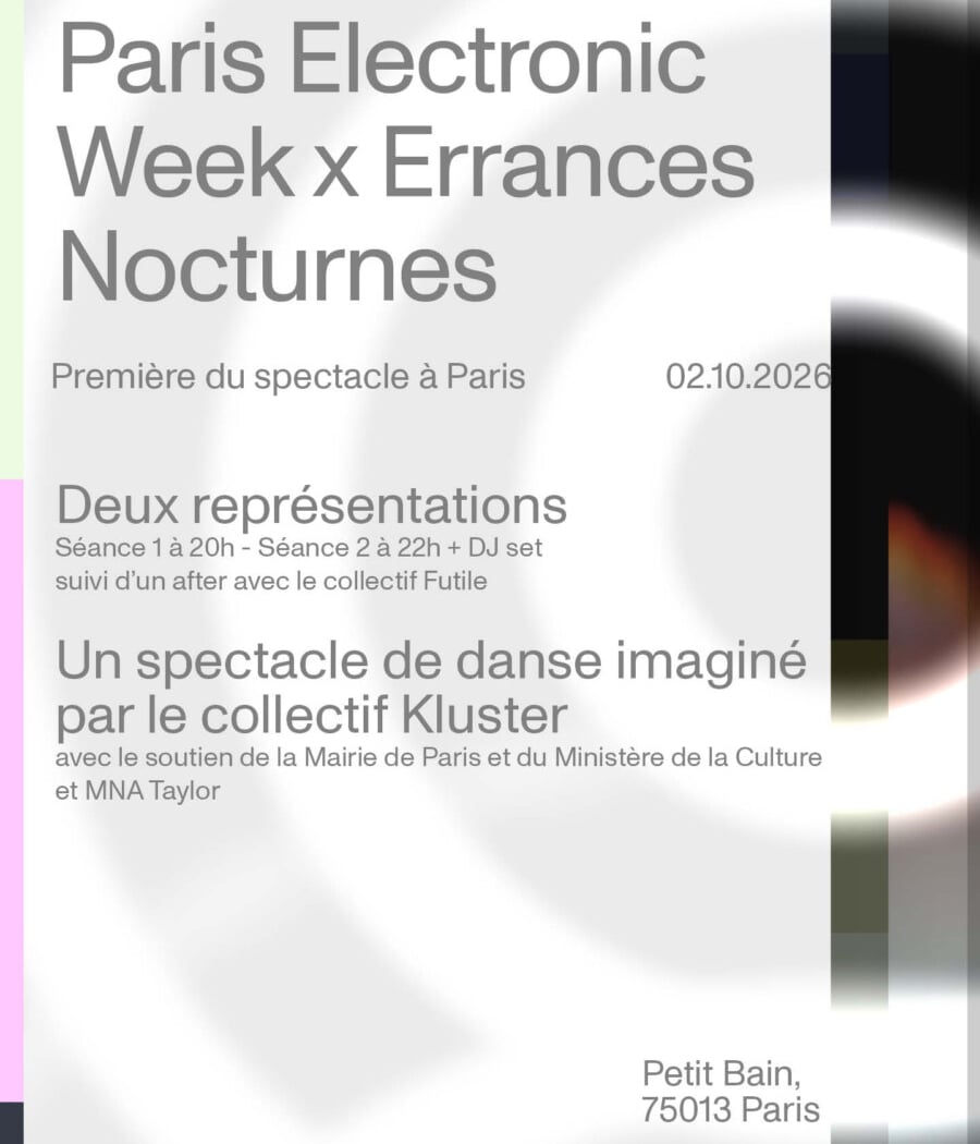 Errances Nocturnes x Paris Electronic Week 2