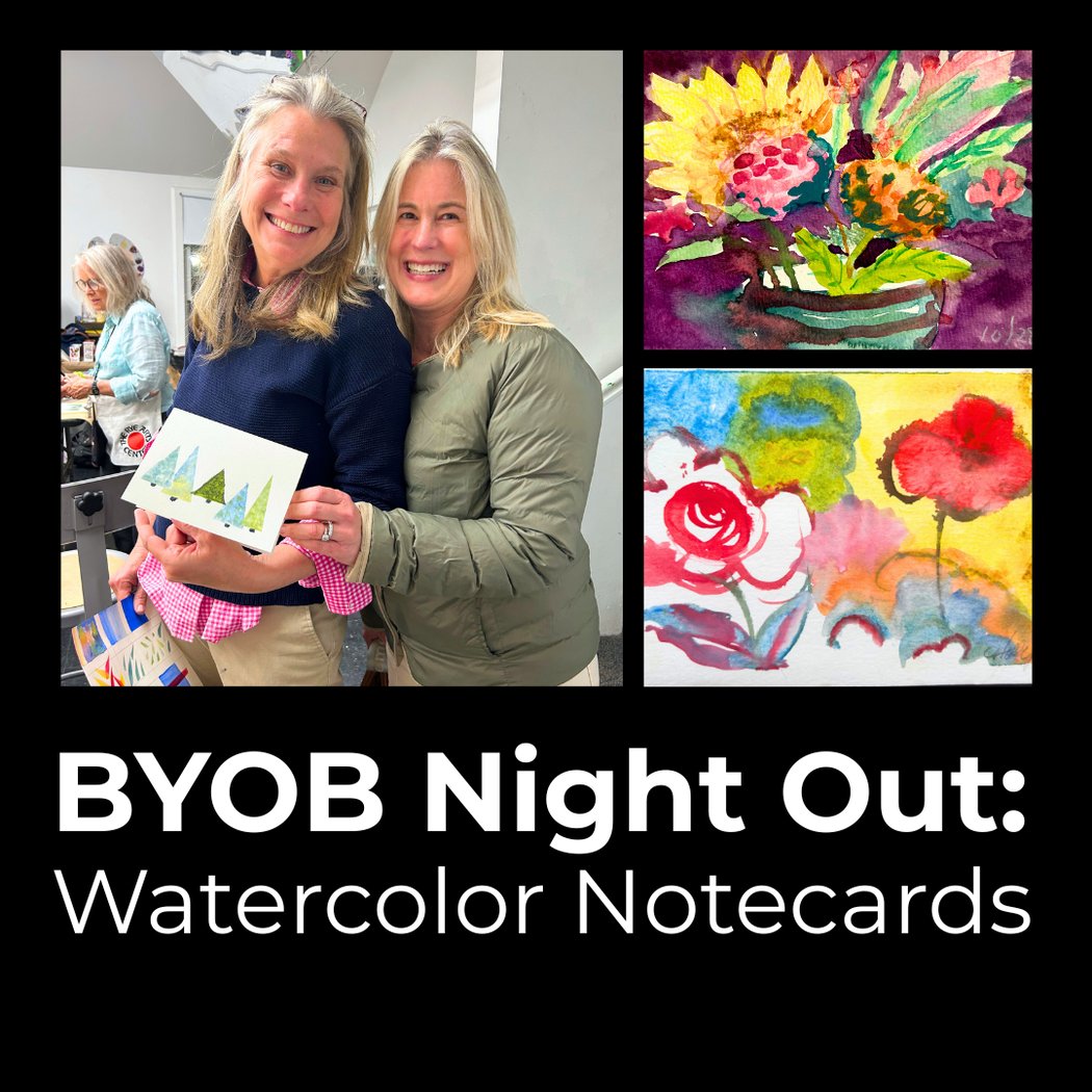 BYOB Night Out! - Watercolor Notecards 1
