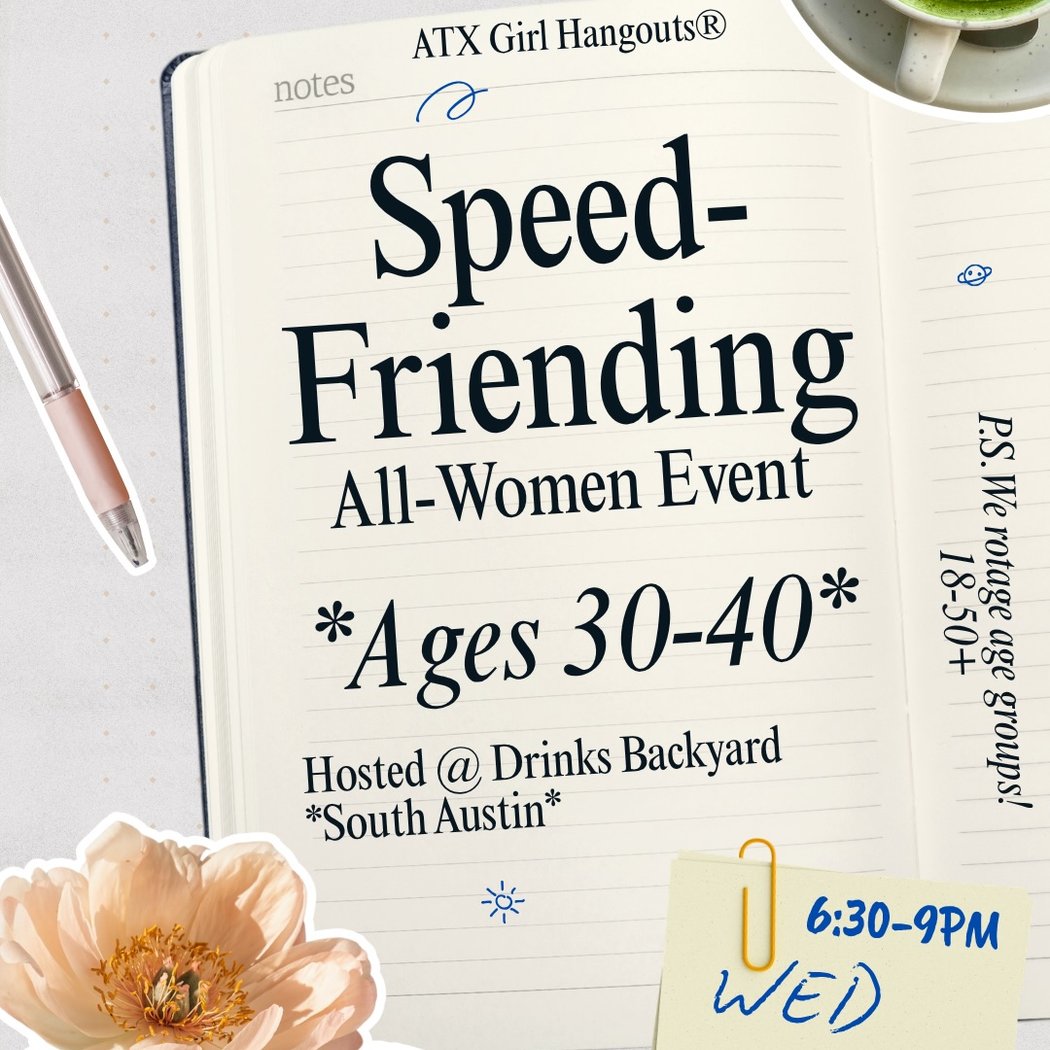 Speed-Friending (Ages 30-40) 1