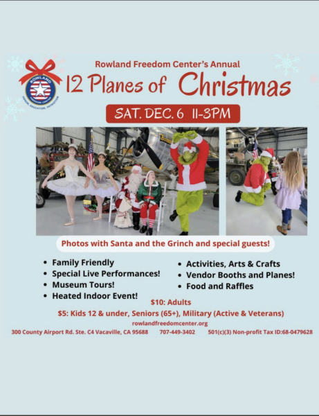 Rowland Freedom Centers 12 Planes of Christmas 1