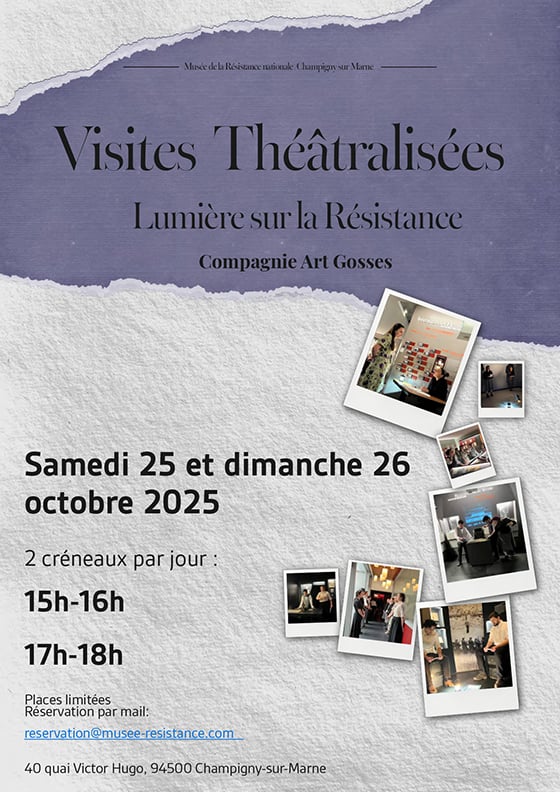 Visites théâtralisées « Lumière sur la Résistance » 1
