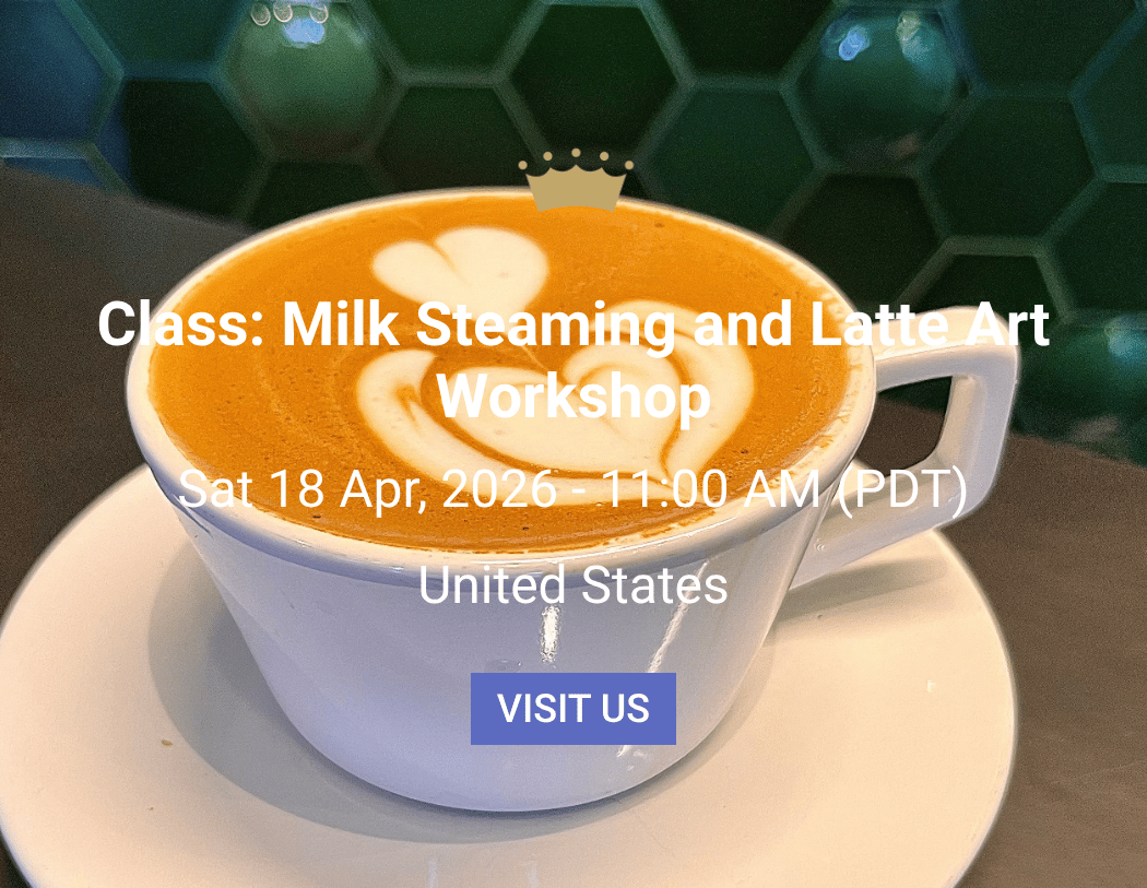 Milk Steaming and Latte Art Workshop 1
