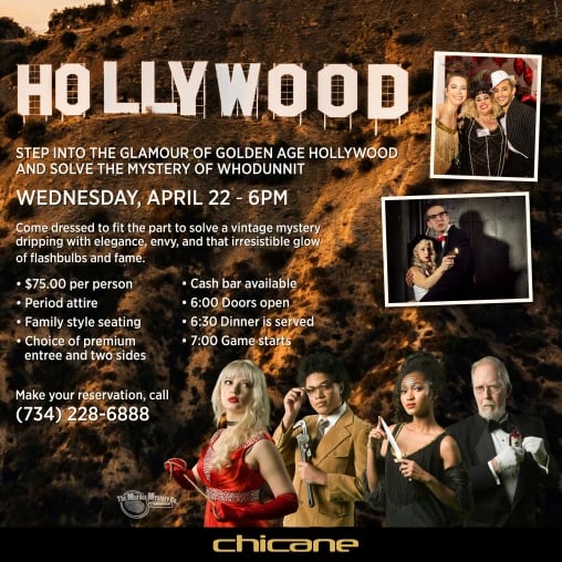 Hollywood Murder Mystery Dinner 1