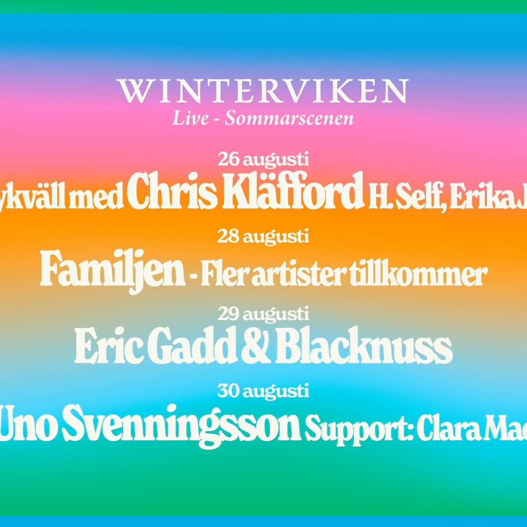 Winterviken Live – Sommarscenen 1