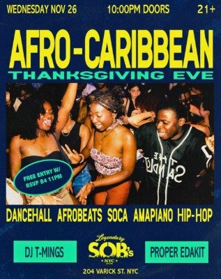 AFRO-CARIBBEAN THANKSGIVING EVE 1