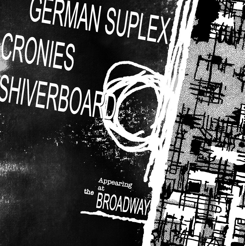 Don Pardo headline with support from German Suplex, Cronies and Shiverboard 1