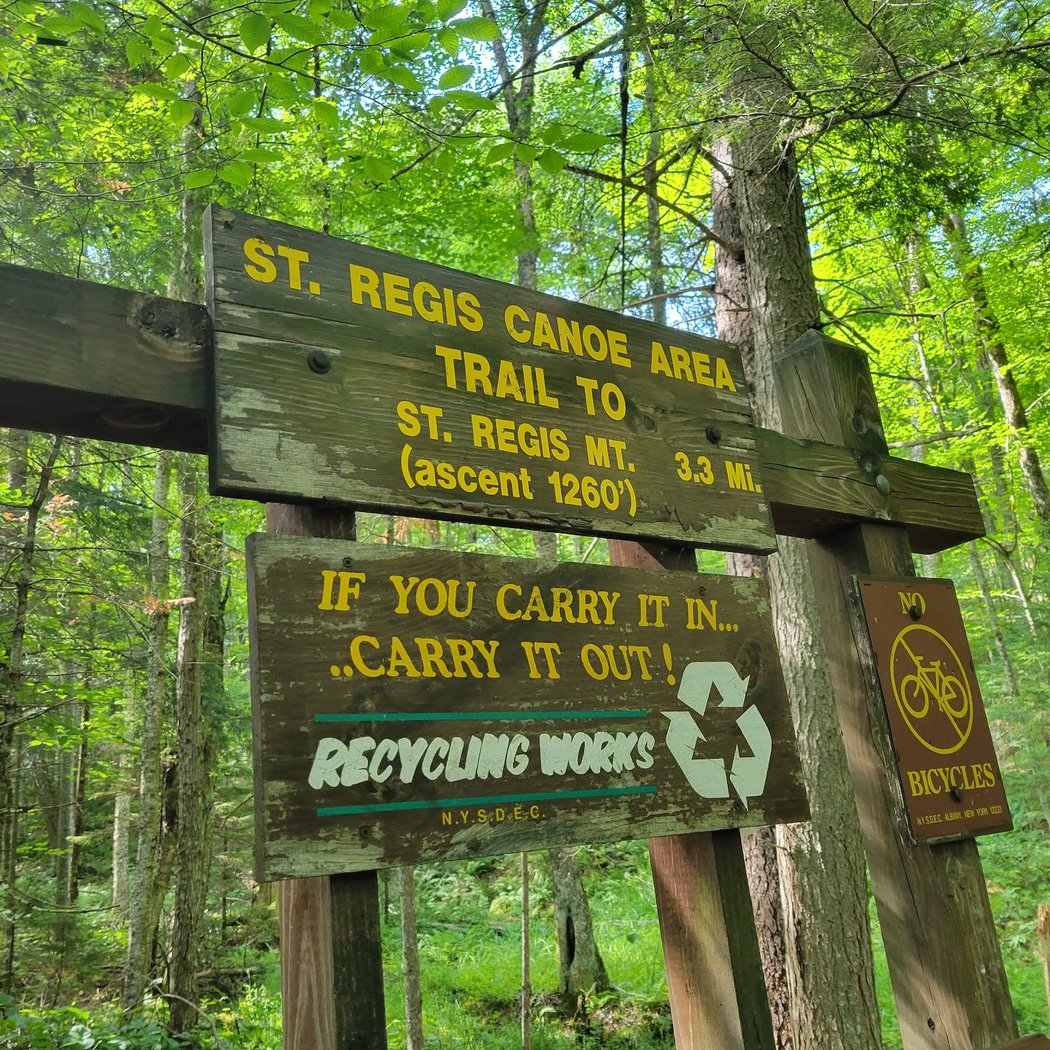 Saint Regis Mountain Trailhead 3