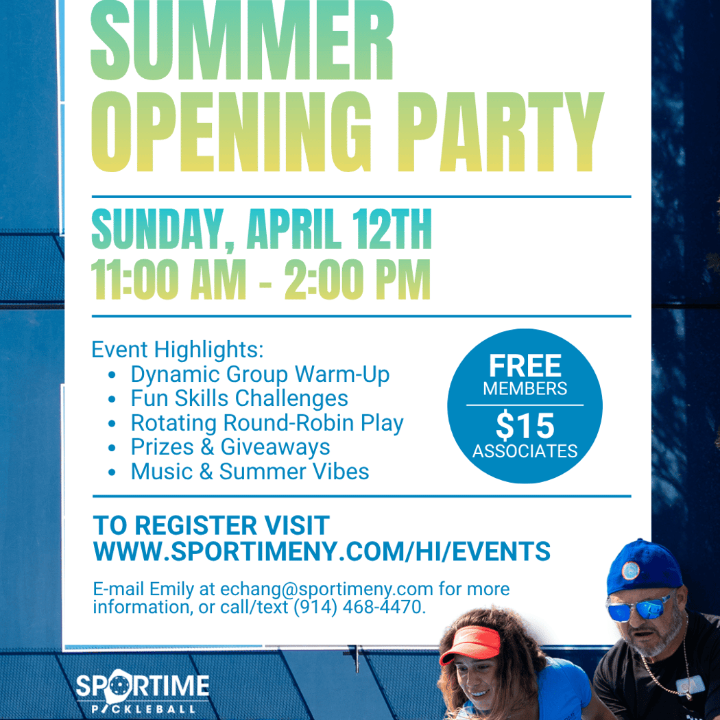 Summer Kickoff Pickleball Event 1
