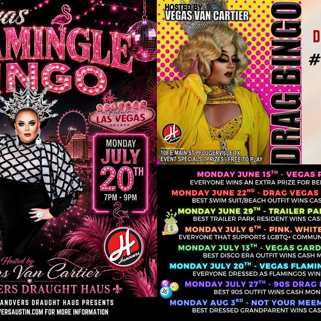 Vegas Flamingle Drag Bingo 1