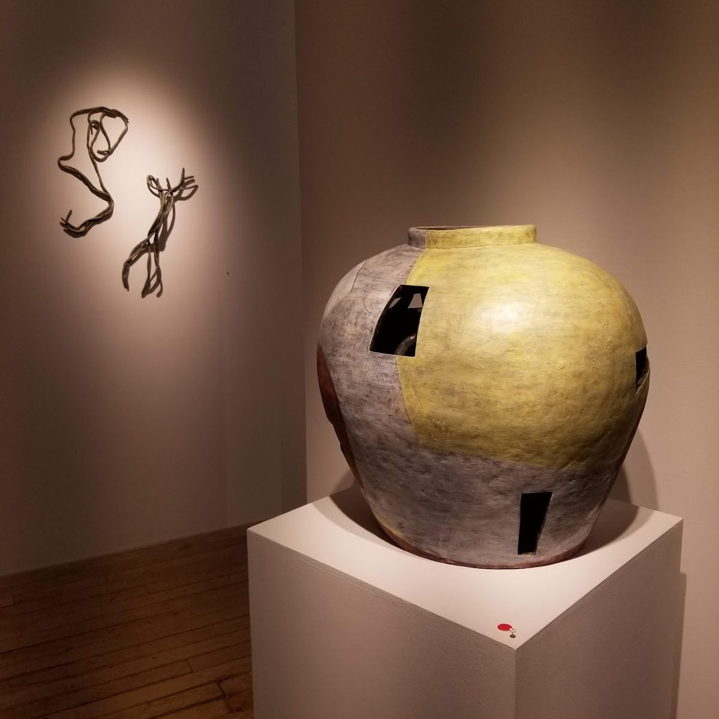 Forms and Fields: Andree Brown, Marilyn Church, Veronica Lawler | Beautiful Collision: Stephen Cimini, Christopher Skura | On the Wall: Joy Nagy - Tree Line 5