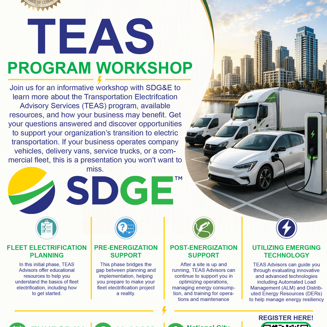 SDG&E TEAS Workshop for Electric Fleets 1