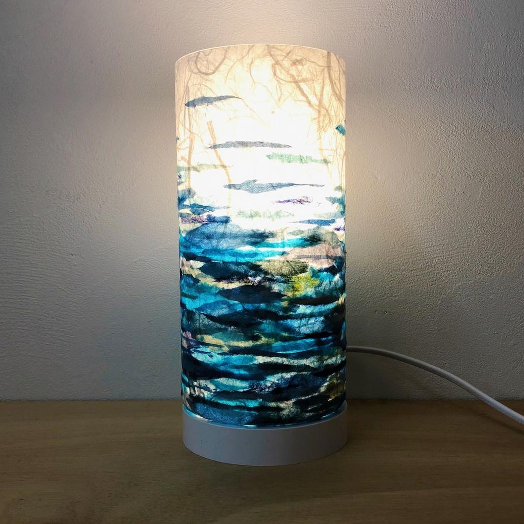 Atelier créatif / Lampe de chevet motif Chigirié 1