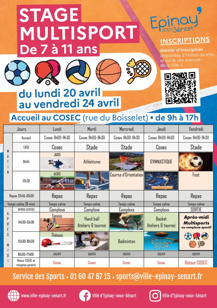 STAGE MULTISPORT pour les 7-11 ans 1