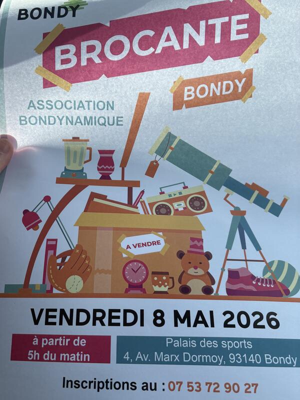 Brocante association bondynamique 1