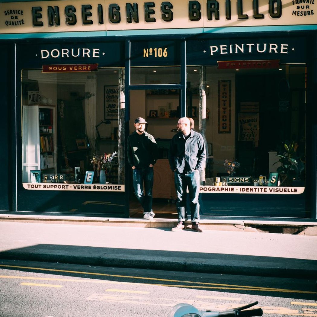 Enseignes Brillo — Peinture en lettres, dorure à la feuille d'or, design & identité visuelle 2