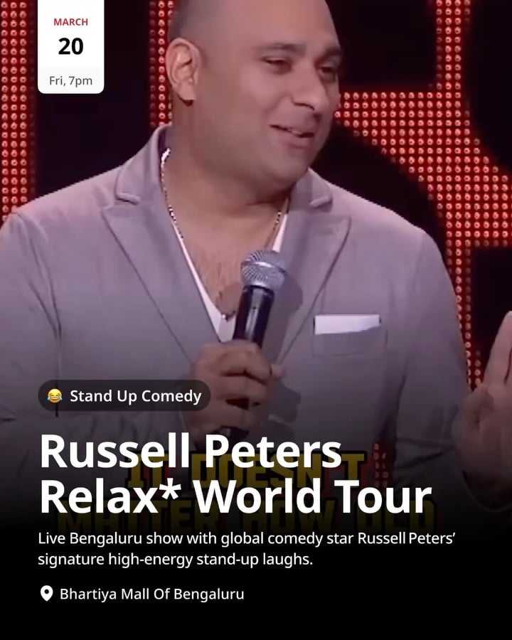 Russell Peters – Relax World Tour 2