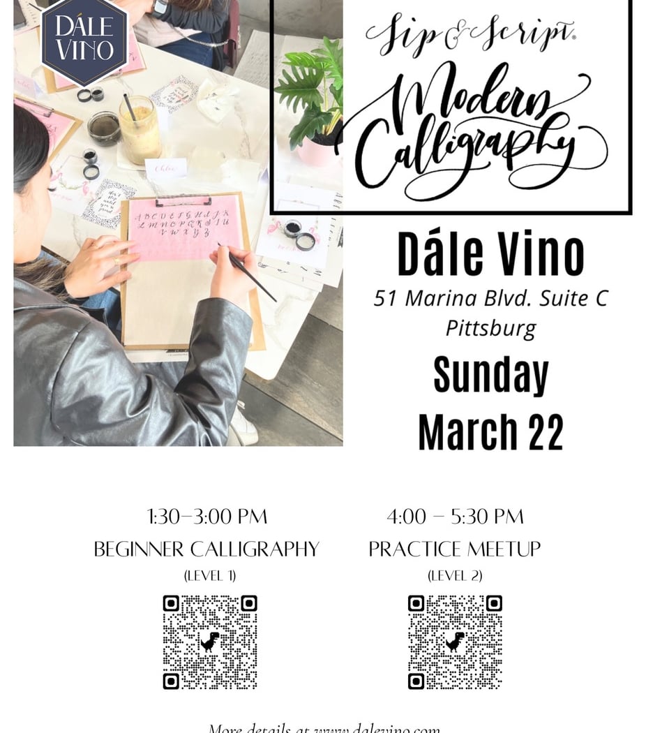 Beginner Calligraphy and Practice Meetup 1