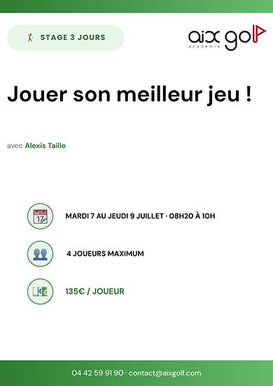 Stage 3 jours 1