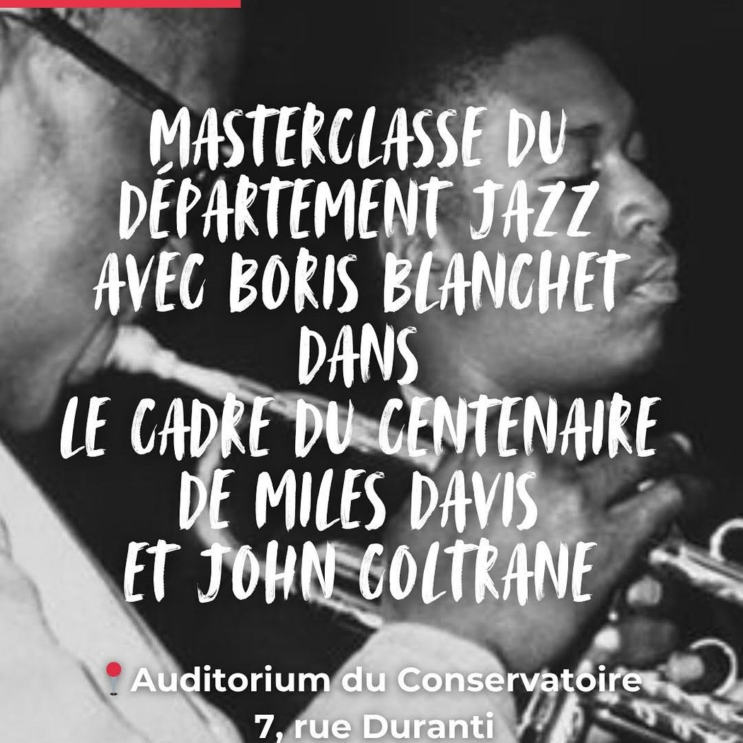 Masterclasse du Département Jazz avec Boris Blanchet 1