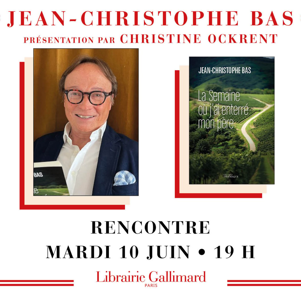 Jean-Christophe Bas présente son premier roman « La Semaine où j’ai enterré mon père » 1