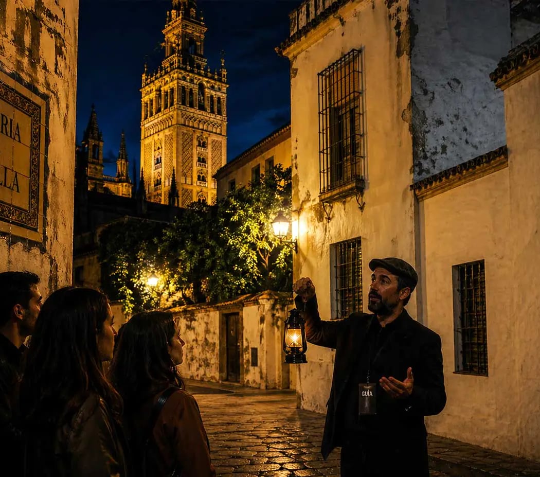Ruta nocturna guiada por la Sevilla encantada
