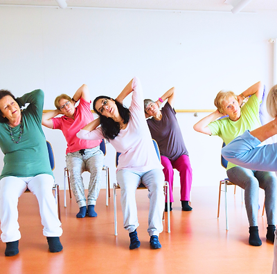 Yoga sur chaise 1