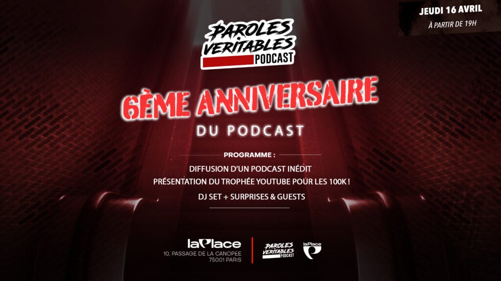 Paroles Véritables Podcast : La Soirée Anniversaire 1