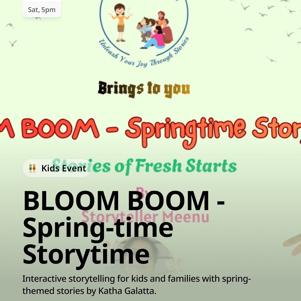 BLOOM BOOM: Spring-time Storytime 1