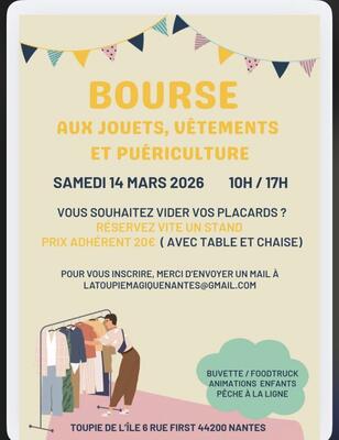 Bourse aux jouets - puériculture 1