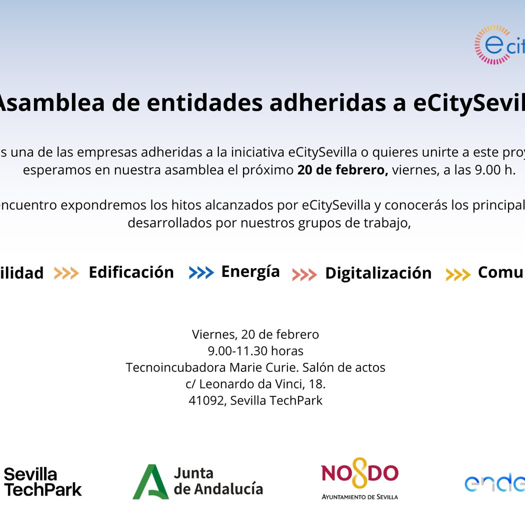 Asamblea de entidades adheridas a eCitySevilla 1