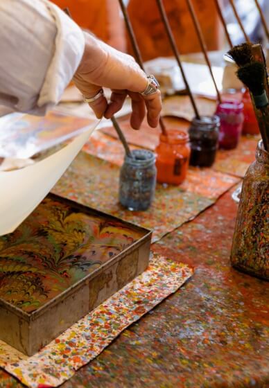 Marbling Paint Workshop 3
