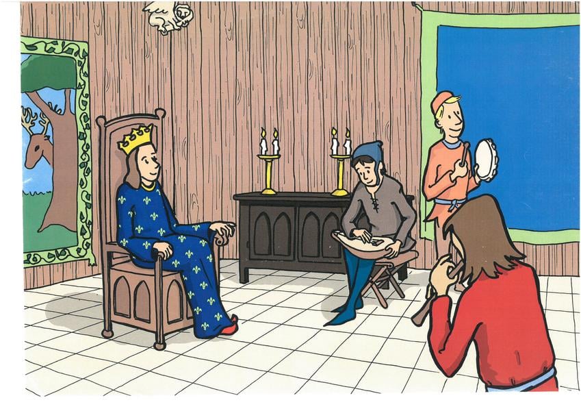 Déambulation musicale et dansante au donjon du château 2