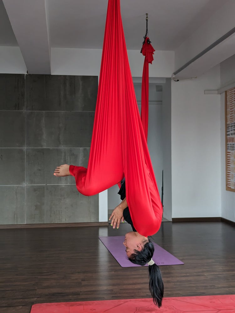Aerial Yoga Experience for Beginners 1
