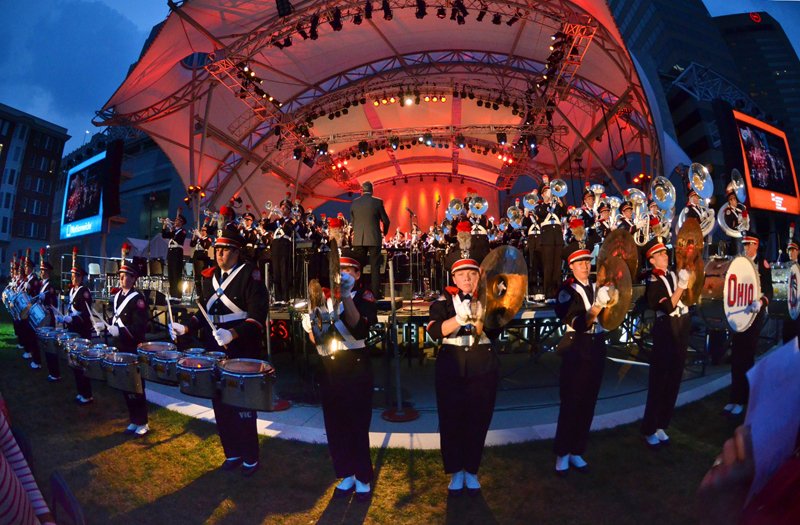 OSU Marching Band at Nationwide Picnic with the Pops 1