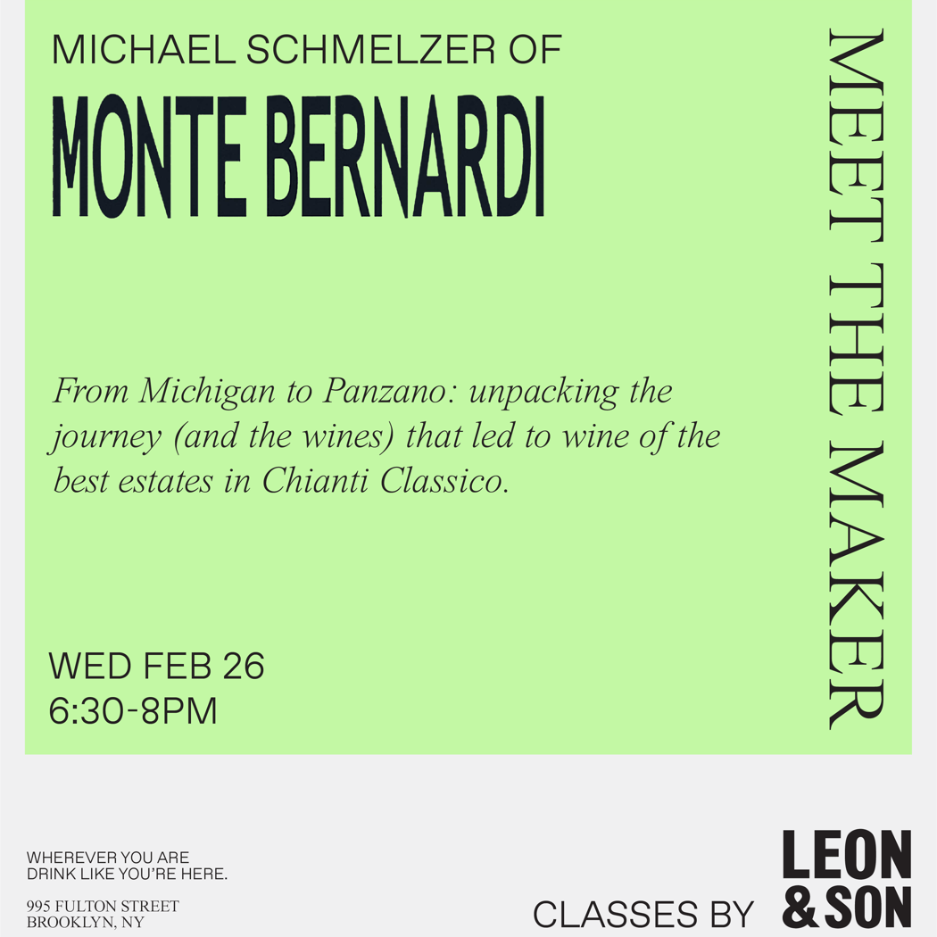 Meet the Maker: Monte Bernardi 1