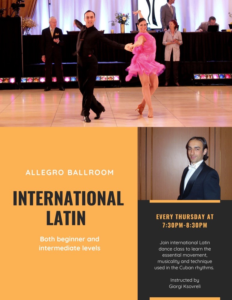 Cuban Rhythms: International Thursdays with Giorgi: Jive! All levels 1