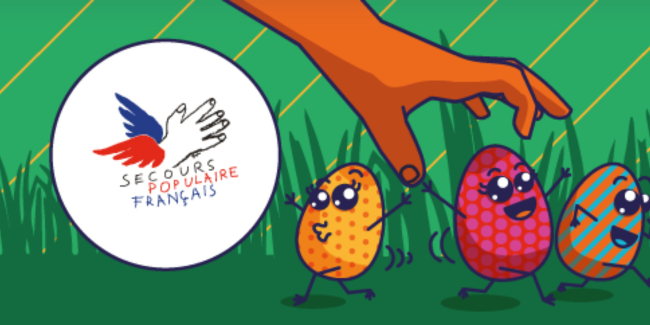 Chasse aux œufs solidaire du Secours populaire 2