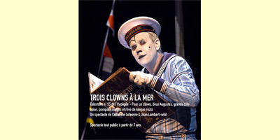 TROIS CLOWNS À LA MER 1
